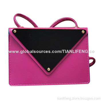 Casual Colorful Leather Handbag for Pretty Girl
